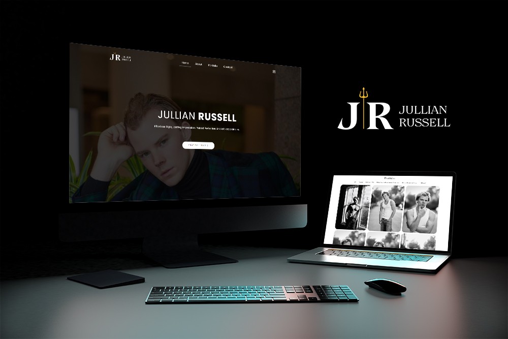 Jullian Russell website design by Revneo