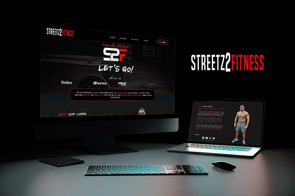 Streetz2Fitness website design by Revneo